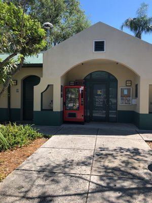 Bathrooms and vending machine