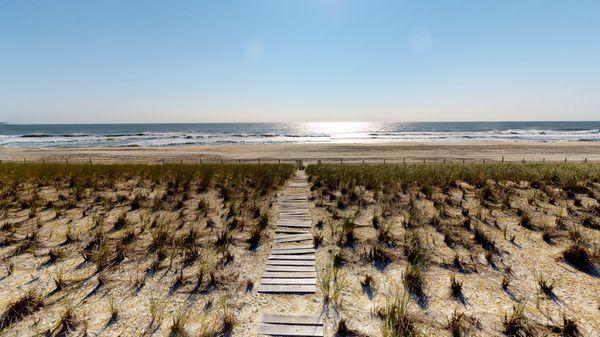 Walkway to paradise on Long Beach Island, New Jersey