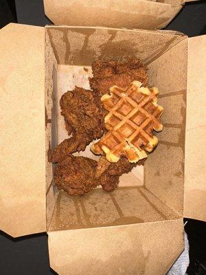 Chicken & waffles