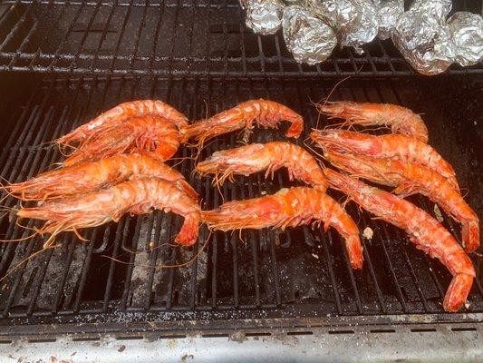 Grilled Head on Shrimp