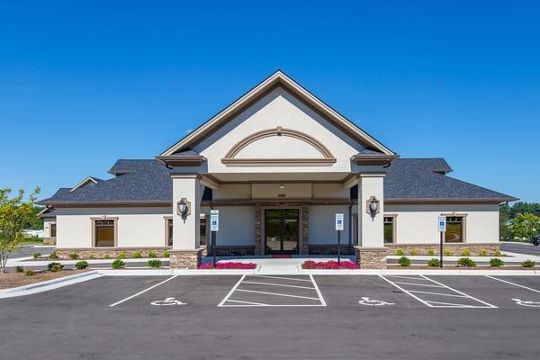 Our beautiful new office located at 140 North Pointe Blvd., Mount Airy, NC.