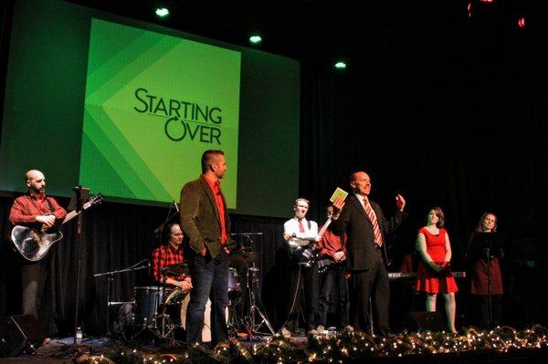 Cornerstone and several other area churches collaborate for "Christmas in Concord" on Christmas Eve at The City Auditorium (The Audi).