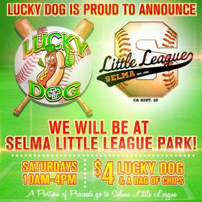 GREAT WAY TO ENJOY ANY EVENT... EATING A LUCKYDOG...