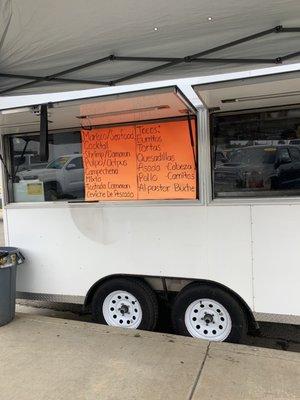 Menu posted