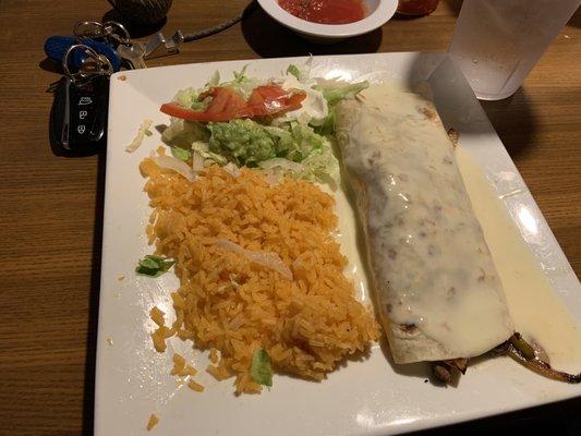 Burrito fajita