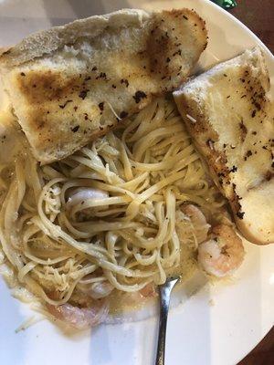 Shrimp scampi creamy pasta - amazing