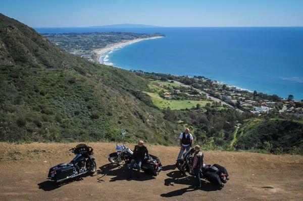 Chuck Koro and friends after a ride