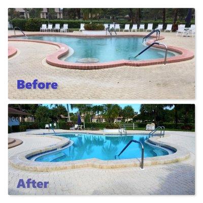 Commercial Pool & Spa Renovation, Naples, Florida