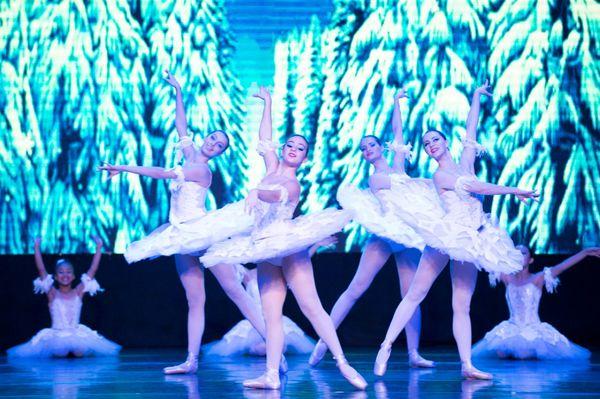 SNOWFLAKES in the ballet  The NUTCRACKER on December 14, 2014