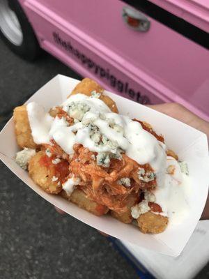 Food Truck Friday's -The Happy Pig Food Truck -Buffalo Chicken Tater Tots