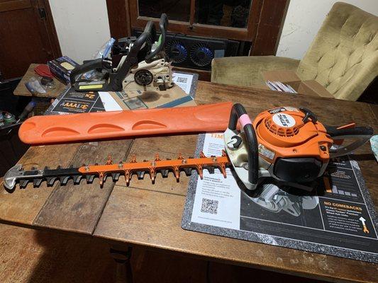 Stihl HS56 purchased from Watsonville Pawn