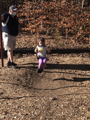 Another beautiful day at the park with granddaughter, last weekend.