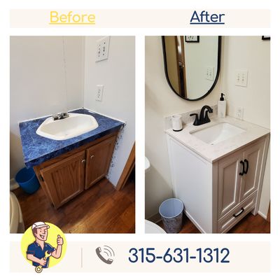 Give your bathroom a major facelift! Replacing your vanity sink can be a great way to do just that.