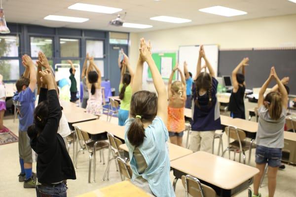 Yoga and mindfulness in classrooms