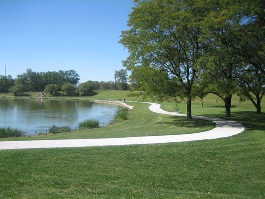 Trails around the lake