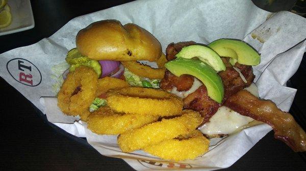 Avocado turkey burger