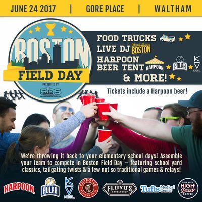 Field Day Boston is coming 6/24! Do you have your team ready?