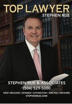 Top Lawyer 2019 New Orleans Magazine Stephen Rue