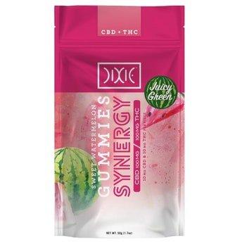 Dixie brand (Oklahoma made!) 1:1 gummies -- watermelon-flavored