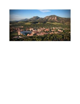 I graduated from the University of Colorado School of Law.  Another beautiful campus.  Located in Boulder, Colorado