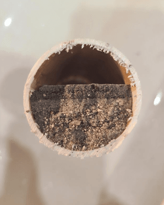 concrete filled sprinkler pipe