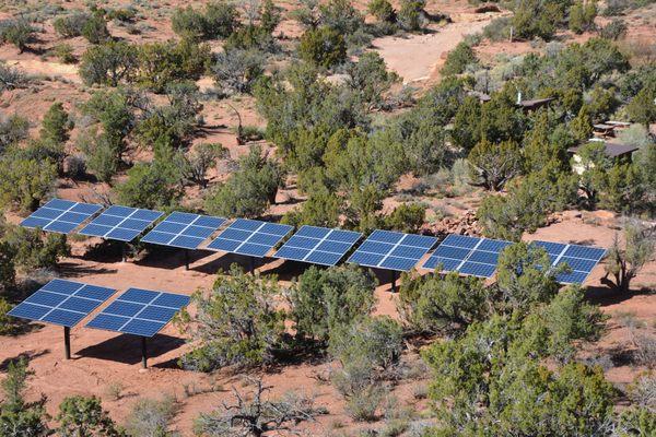 15kW Solar Array. Snowflake, Arizona.