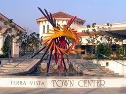 Terra Vistas Art, Fountains, and Grand Stairway.