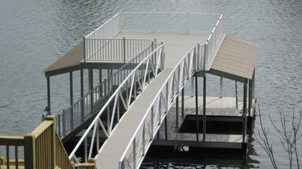 Upper Patio Docks with Elevated Gangways