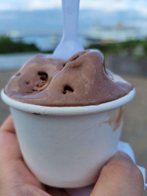 Chocolate gelato