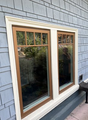 Here's a great way to update full-grid windows -- add top grids. They keep that craftsman look without obstructing the view.