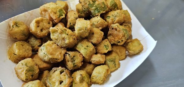 Fried okra