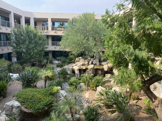 Tranquil courtyard