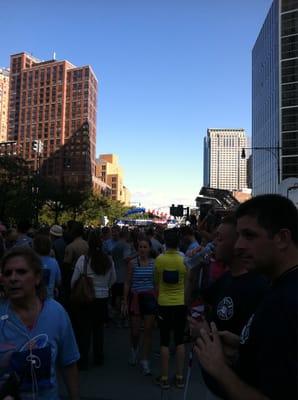 Finish line at the Stephen Siller Tunnel to Towers race