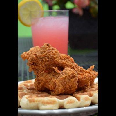 Chicken and waffles