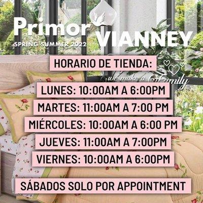 Primor Vianney Catalogs Bergenline * Business Hours * Saturdays by Appointment Only