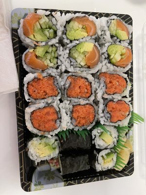 Alaska Roll Spicy Tuna Roll Avocado Roll