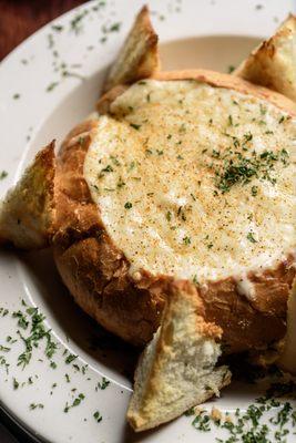 Creamy Shrimp Bread Bowl