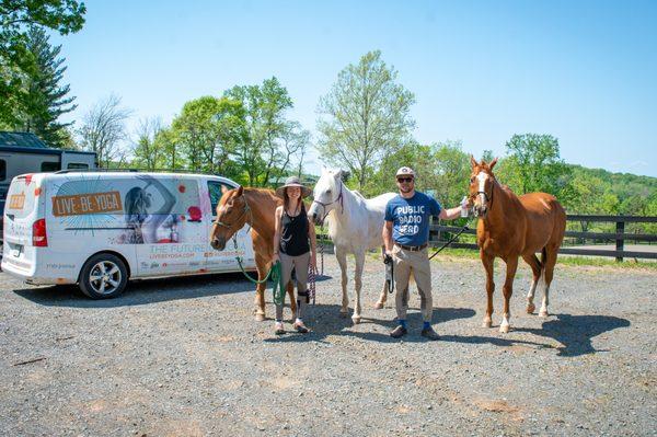 The Yoga Journal Live Be Yoga Tour ambassadors stopped by for a visit!