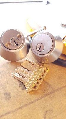 Schlage keys made after double sided deadbolt