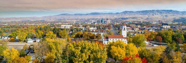 The Train Depot has some of the best views of Boise.