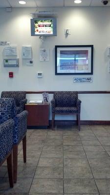 Patients waiting front lobby room.