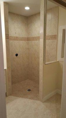 Custom shower/bathroom