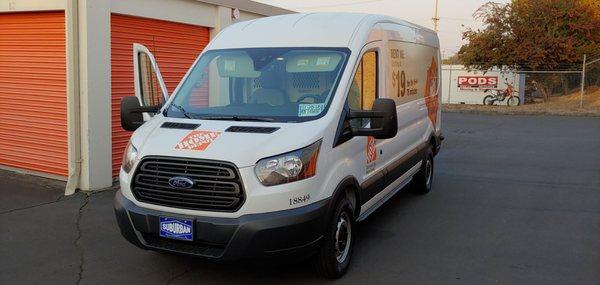 First rent for this van bring stuff to Public Storage