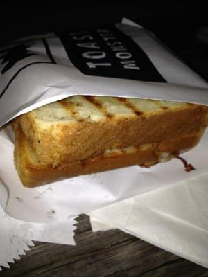 Grilled cheese with sloppy joe sauce