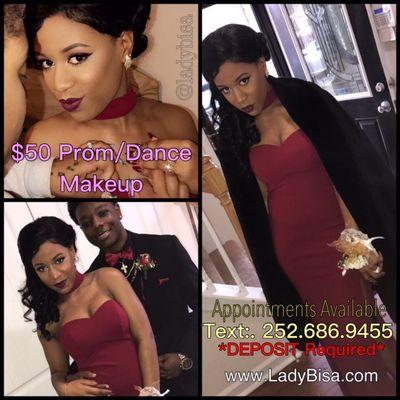 $50 Prom/Dance Makeup Special