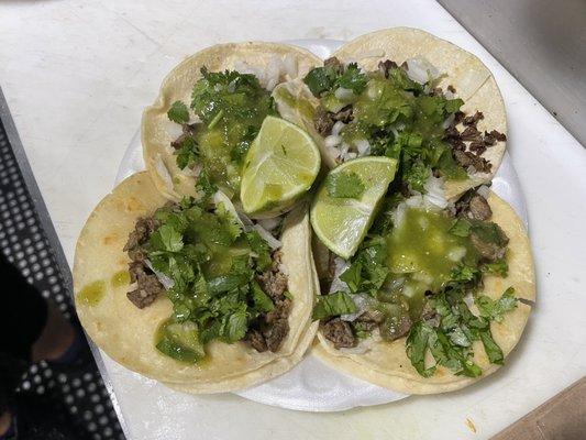 Asada tacos