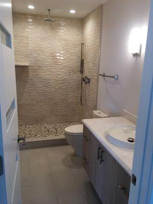 Complete bathroom remodel