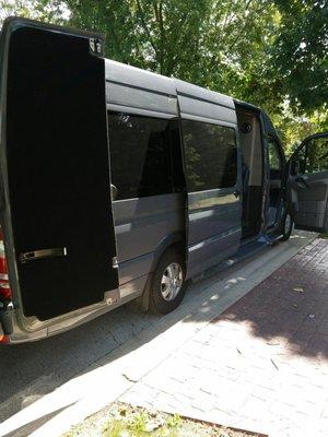 Mercedes Sprinter for CEOs,VIPs,Celebrities or for anyone that wants to arrive in ultimate luxury & style