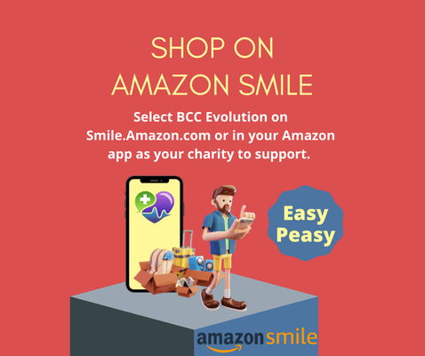 Support BCC Evolution through Amazon Smile, select us as your charity