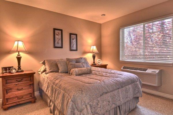 Apartment Bedroom at Sonoma Senior Living